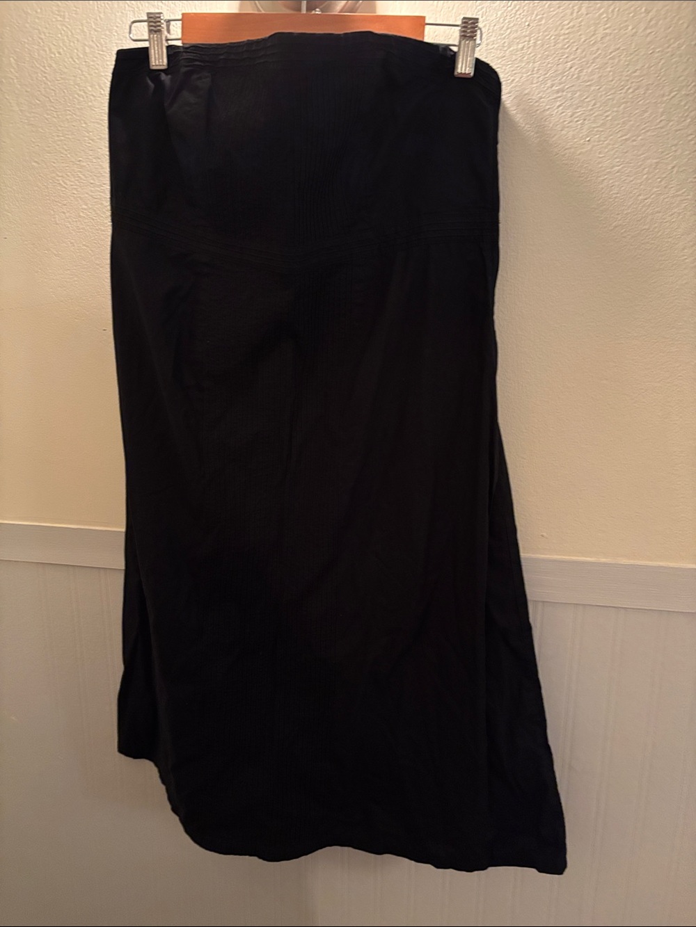 GAP Strapless Black Maxi Dress